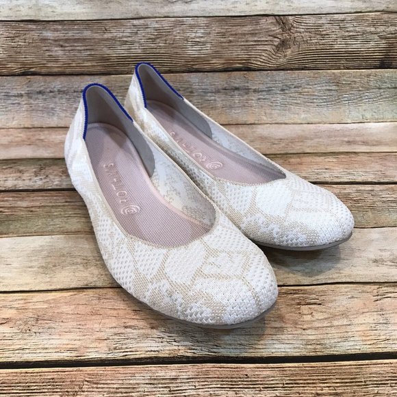 NWOB Rothys Womens Size 12 The Square Flat in Lily RETIRED - Picture 2 of 6